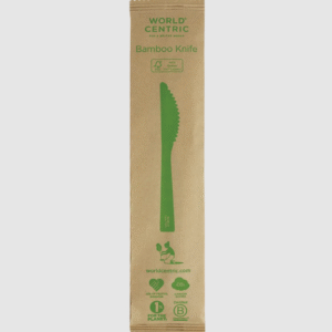 6.7" Bamboo Knife Individually Wrapped