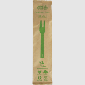 6.7" Bamboo Fork Individually Wrapped